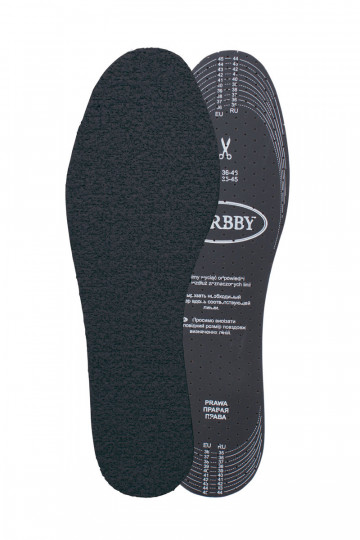 Corbby FROTTE ZWART Inlegzolen met actieve koolstof 2