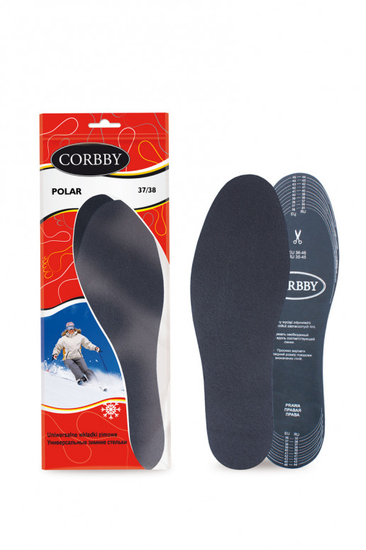 Corbby POLAR verwarmde inlegzolen met actieve koolstof