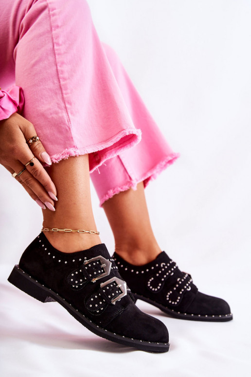 schoenen met gespen Lu Boo zwart schoenen met gespen Lu Boo zwart