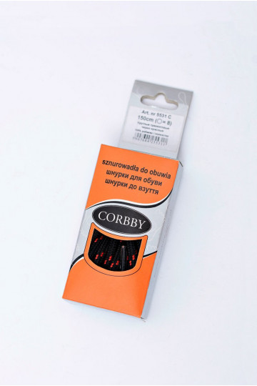 CORBBY Trekkingveters Zwart en rood