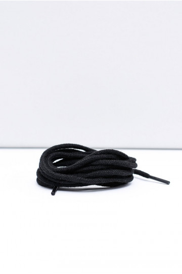 Corbby zwarte dunne ronde veters