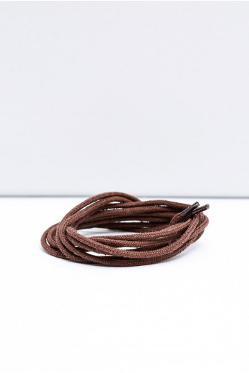 Corbby bruin Slanke ronde veters
