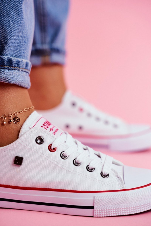 Big Star witte vrijetijdsschoenen T274022 Big Star witte vrijetijdsschoenen T274022