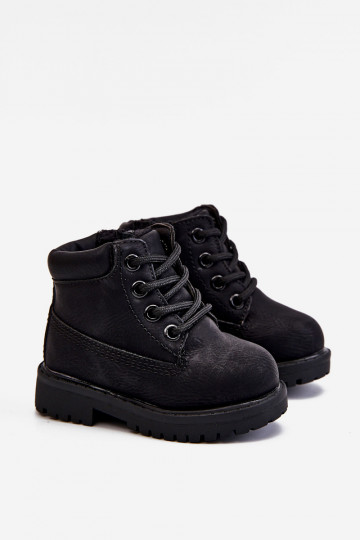 Verwarmde zwarte kinderlaarzen Boots Dexter