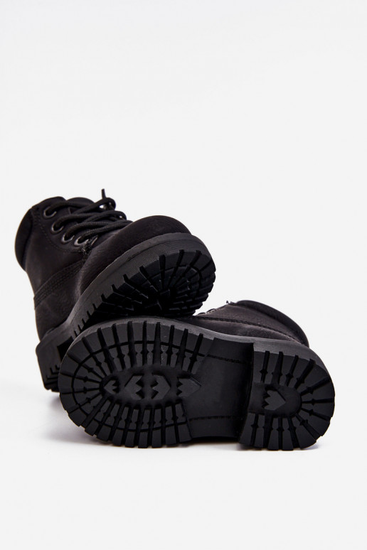 Verwarmde zwarte kinderlaarzen Boots Dexter Verwarmde zwarte kinderlaarzen Boots Dexter