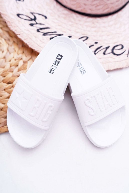 Slippers Kinder Big Star witte kleur DD374154
