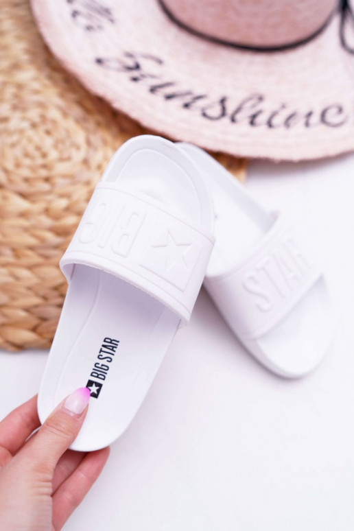 Slippers Kinder Big Star witte kleur DD374154