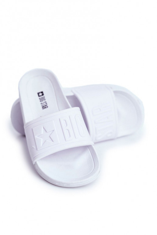 Slippers Kinder Big Star witte kleur DD374154