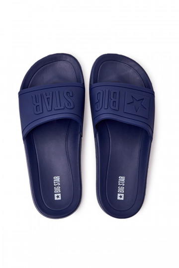 Slippers voor heren Big Star Rubber donkerblauwe kleur DD174688 2