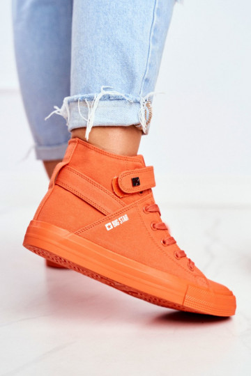 vrijetijdsschoenen met zool Big Star FF274583 oranje kleur