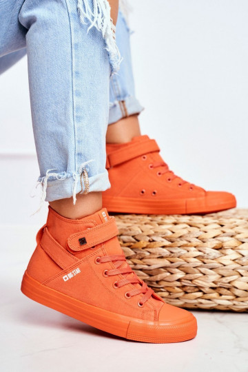 vrijetijdsschoenen met zool Big Star FF274583 oranje kleur 2