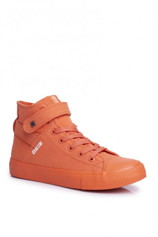 vrijetijdsschoenen met zool Big Star FF274583 oranje kleur vrijetijdsschoenen met zool Big Star FF274583 oranje kleur