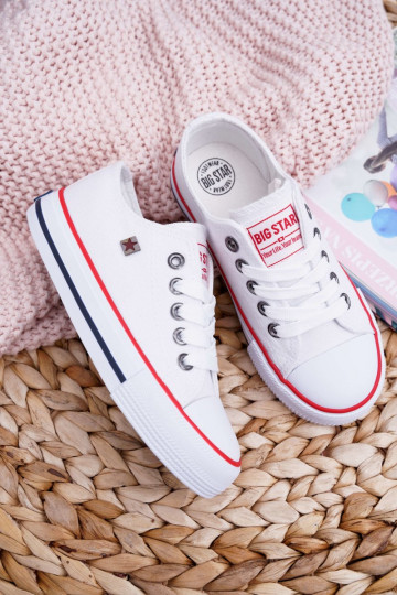 vrijetijdsschoenen Kinder Big Star FF374200 witte kleur