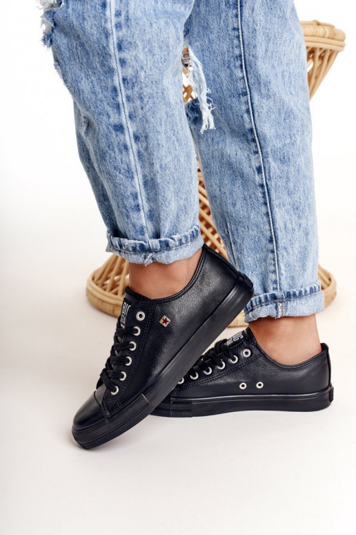 Dames vrijetijdsschoenen Big Star zwarte kleur V274871 Dames vrijetijdsschoenen Big Star zwarte kleur V274871