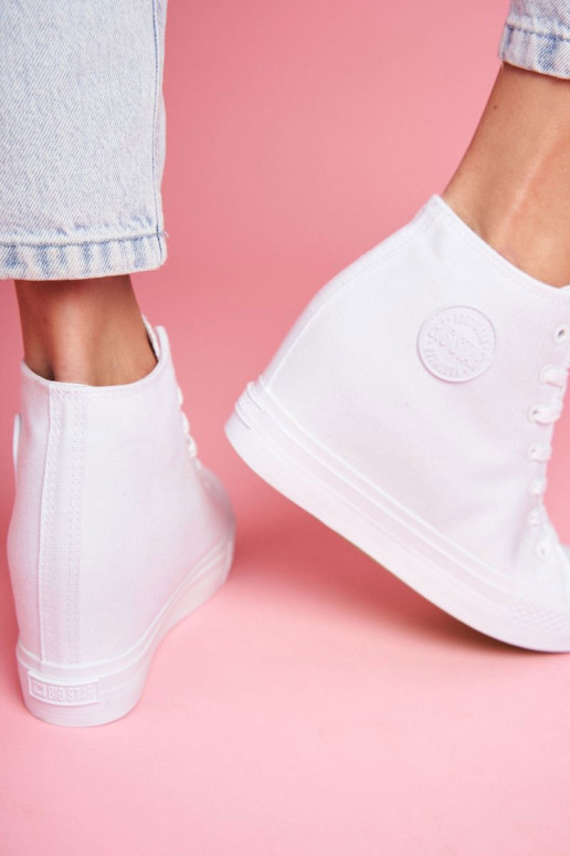 Sneakers model schoenen Big Star witte kleur FF274A192