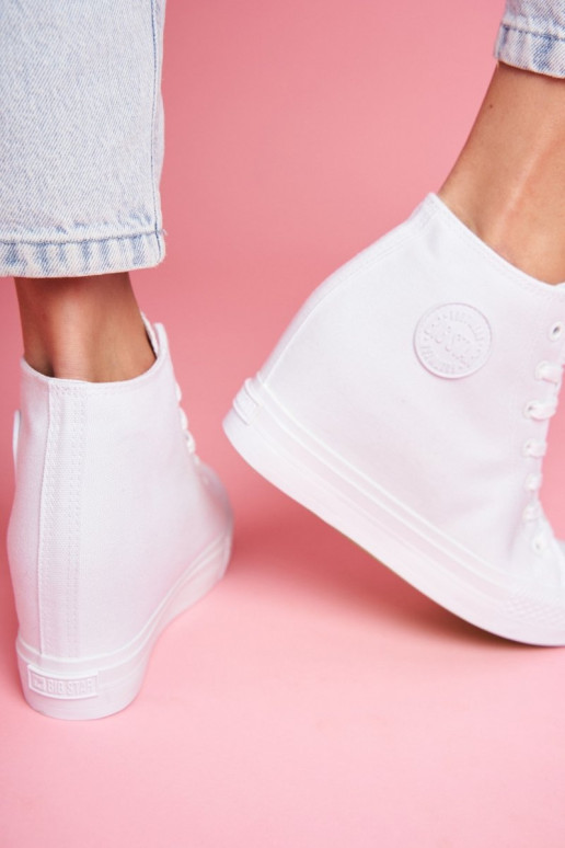 Sneakers model schoenen Big Star witte kleur FF274A192