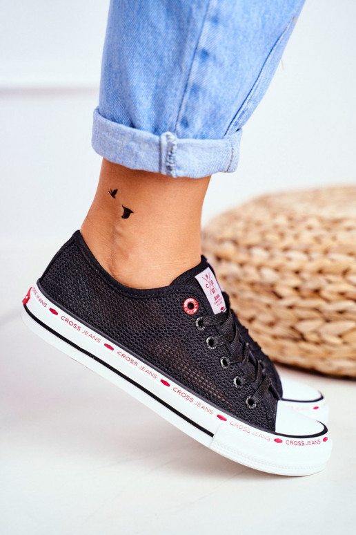 Vrijetijdsschoenen Cross Jeans zwarte kleur FF2R4015C Vrijetijdsschoenen Cross Jeans zwarte kleur FF2R4015C