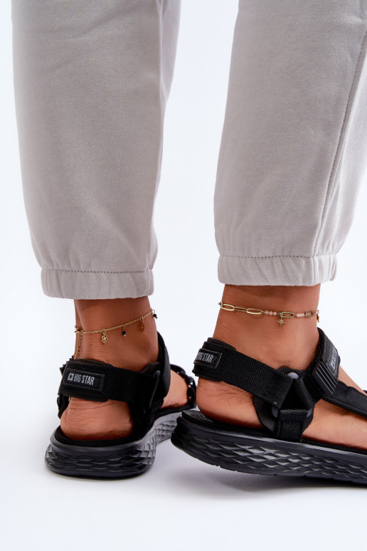 Damessandalen Big Star FF274A600 zwart