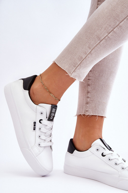 Sneakers Big Star EE274312 Wit-zwarte kleuren Sneakers Big Star EE274312 Wit-zwarte kleuren