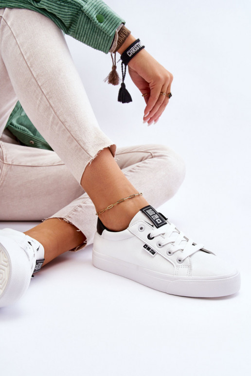 Sneakers Big Star EE274312 Wit-zwarte kleuren Sneakers Big Star EE274312 Wit-zwarte kleuren