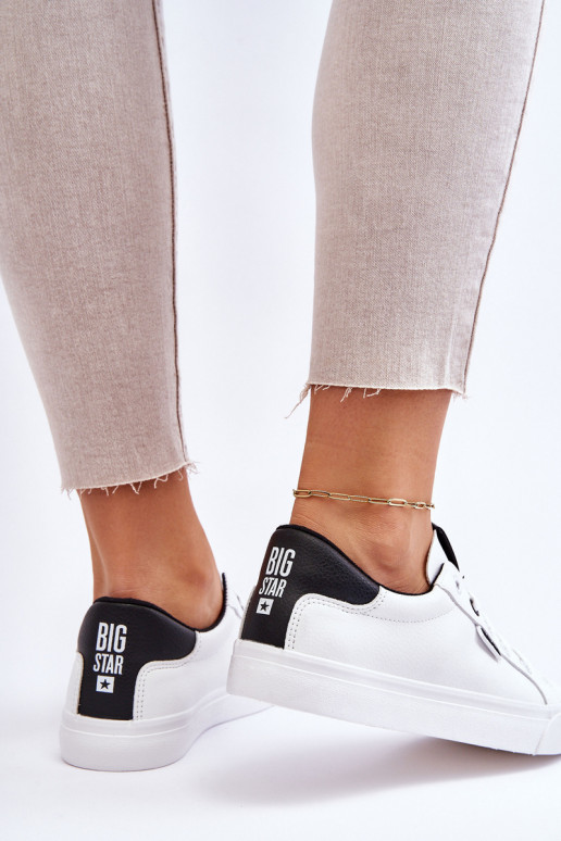 Sneakers Big Star EE274312 Wit-zwarte kleuren Sneakers Big Star EE274312 Wit-zwarte kleuren
