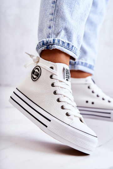 Vrijetijdsschoenen Big Star witte kleur GG274013