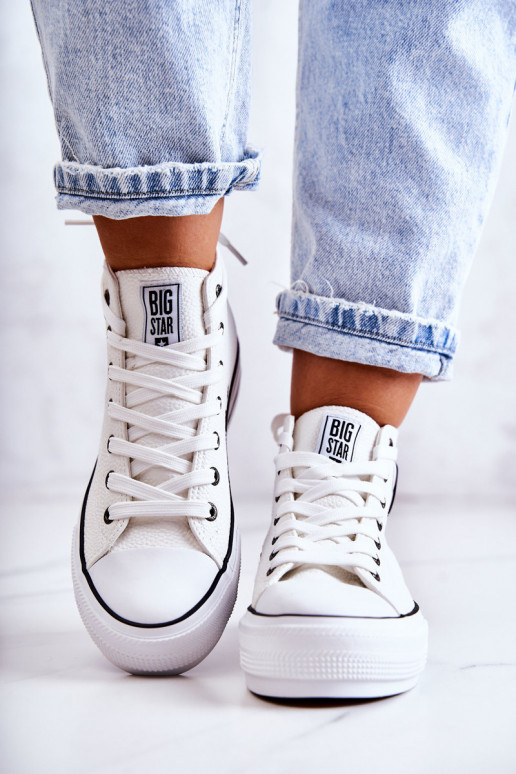 Vrijetijdsschoenen Big Star witte kleur GG274013 Vrijetijdsschoenen Big Star witte kleur GG274013