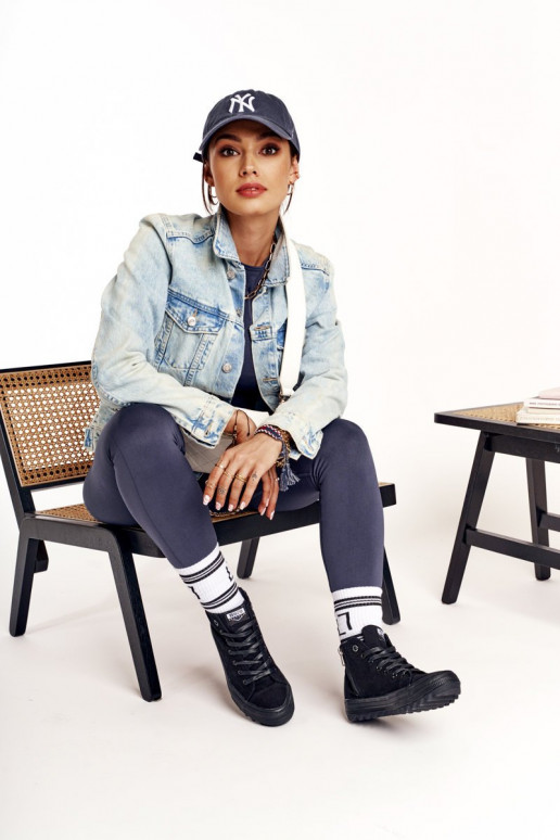 vrijetijdsschoenen met zolen met brede zolen BIG STAR FF274244 zwarte kleur vrijetijdsschoenen met zolen met brede zolen BIG STAR FF274244 zwarte kleur