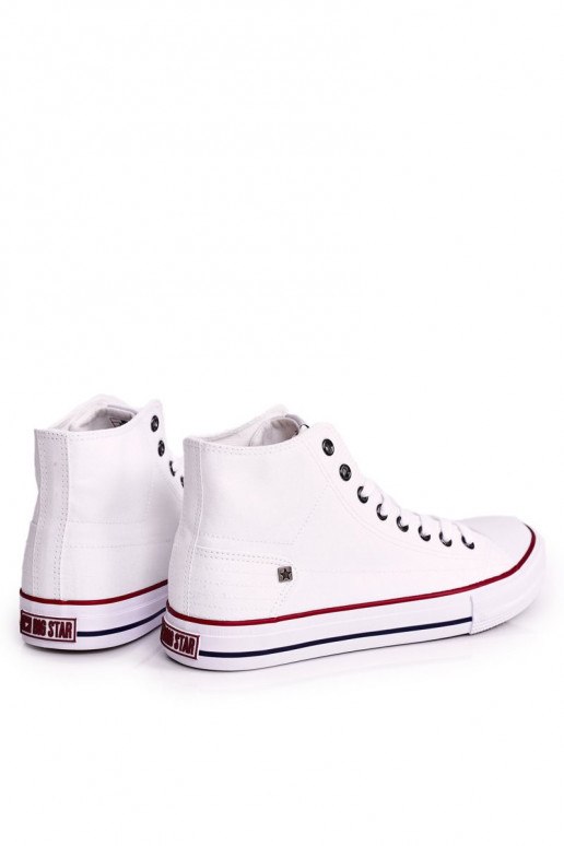 voor heren Klassiek model vrijetijdsschoenen met zolen BIG STAR DD174251 witte kleur voor heren Klassiek model vrijetijdsschoenen met zolen BIG STAR DD174251 witte kleur