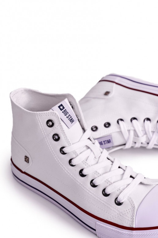 voor heren Klassiek model vrijetijdsschoenen met zolen BIG STAR DD174251 witte kleur voor heren Klassiek model vrijetijdsschoenen met zolen BIG STAR DD174251 witte kleur