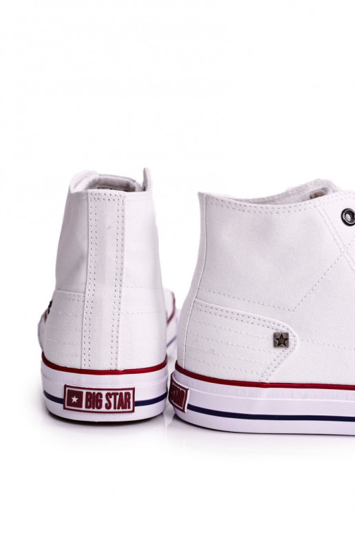 voor heren Klassiek model vrijetijdsschoenen met zolen BIG STAR DD174251 witte kleur voor heren Klassiek model vrijetijdsschoenen met zolen BIG STAR DD174251 witte kleur