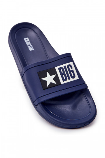 Pantoffels Big Star DD174701 donkerblauw