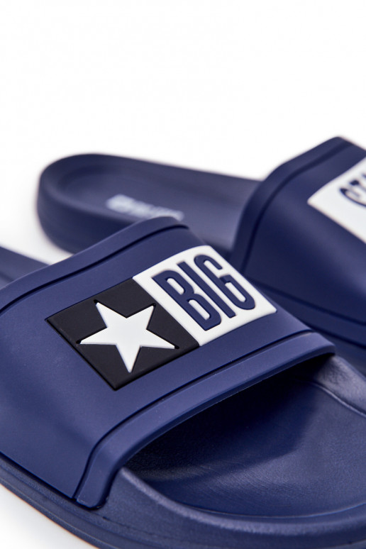 Pantoffels Big Star DD174701 donkerblauw