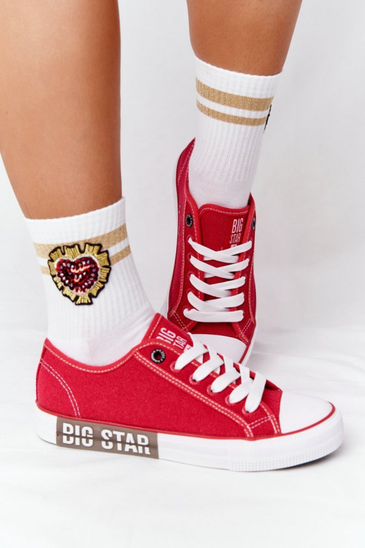 Damesschoenen BIG STAR HH274115 rood