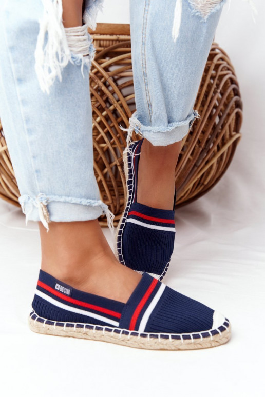 espadrilles Big Star HH274483 donkerblauw