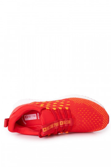 voor heren Sportschoenen Memory Foam Big Star FF174240 rode kleur 2