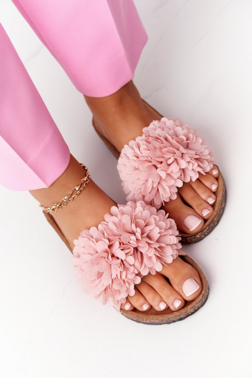 Pantoffels roze Flowerbomb Pantoffels roze Flowerbomb