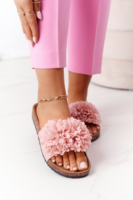 Pantoffels roze Flowerbomb Pantoffels roze Flowerbomb