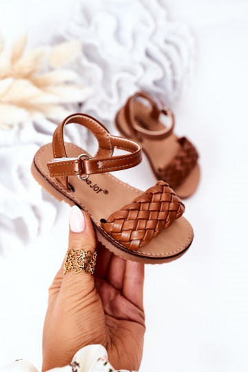Sandalen voor kinderen in de kleur bruin Bailly 2