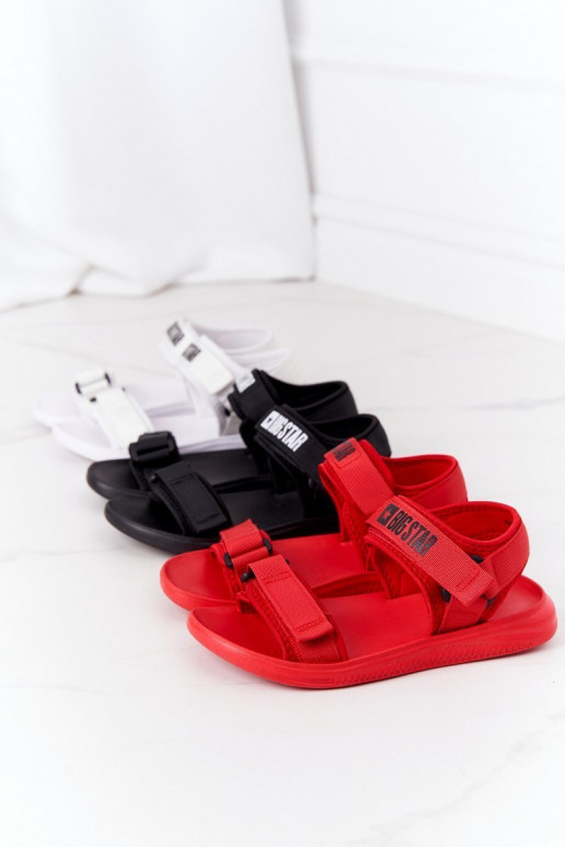 Sportieve sandalen Big Star HH274A024 zwarte kleur