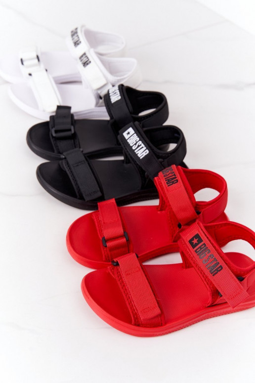 Sportieve sandalen Big Star HH274A024 zwarte kleur