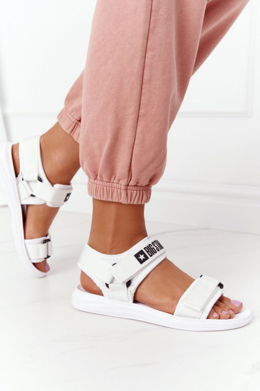 Sportieve sandalen Big Star HH274A026 witte kleur Sportieve sandalen Big Star HH274A026 witte kleur