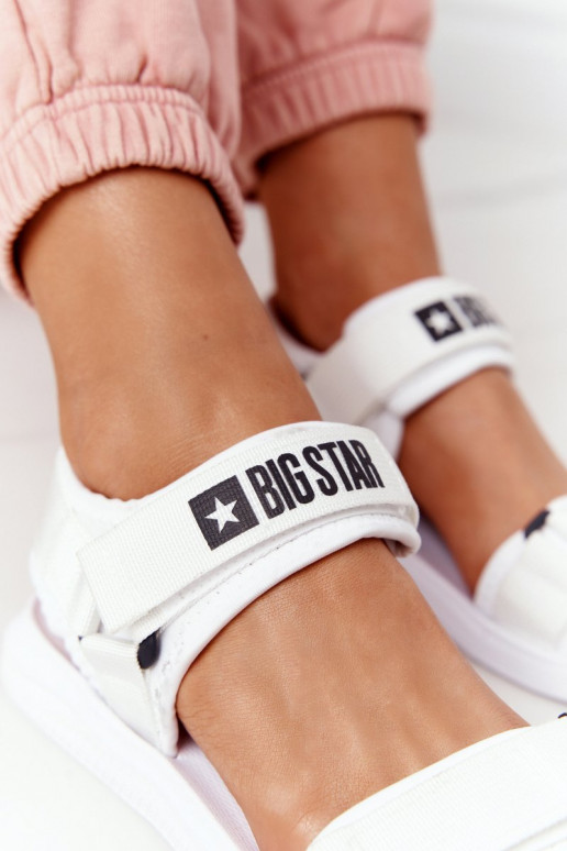 Sportieve sandalen Big Star HH274A026 witte kleur Sportieve sandalen Big Star HH274A026 witte kleur