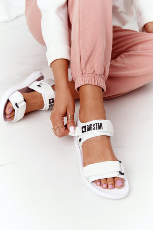 Sportieve sandalen Big Star HH274A026 witte kleur Sportieve sandalen Big Star HH274A026 witte kleur