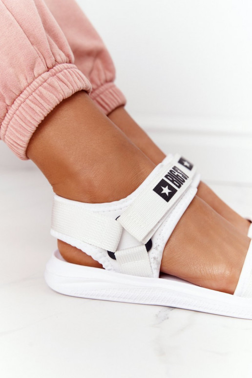 Sportieve sandalen Big Star HH274A026 witte kleur Sportieve sandalen Big Star HH274A026 witte kleur