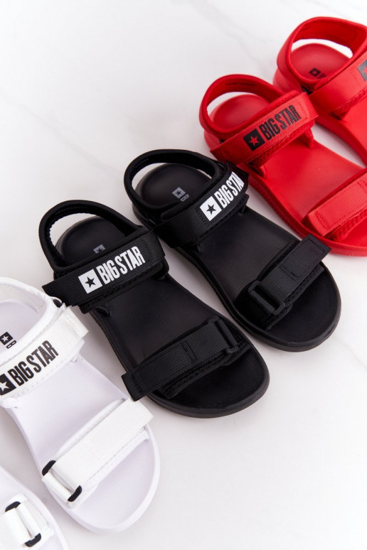 Sportieve sandalen Big Star HH274A026 witte kleur Sportieve sandalen Big Star HH274A026 witte kleur