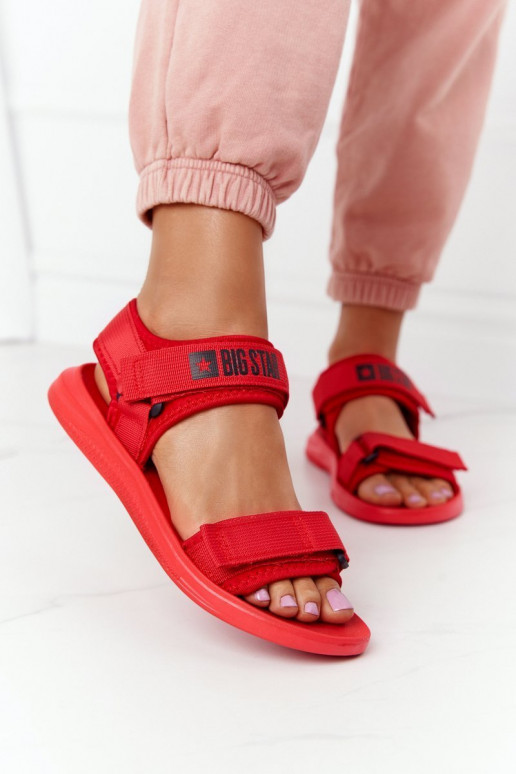 Sportieve sandalen Big Star HH274A027 rood Sportieve sandalen Big Star HH274A027 rood