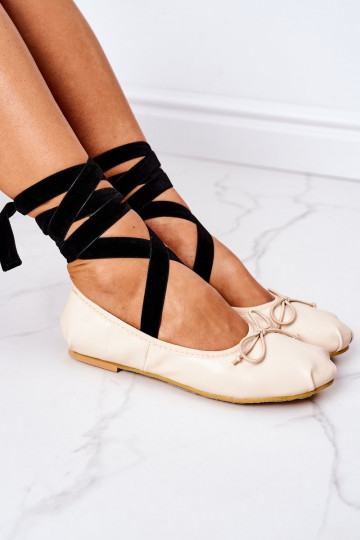 ballerina's met linten Lu Boo Nude