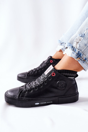 Vrijetijdsschoenen Cross Jeans zwarte kleur II2R4021