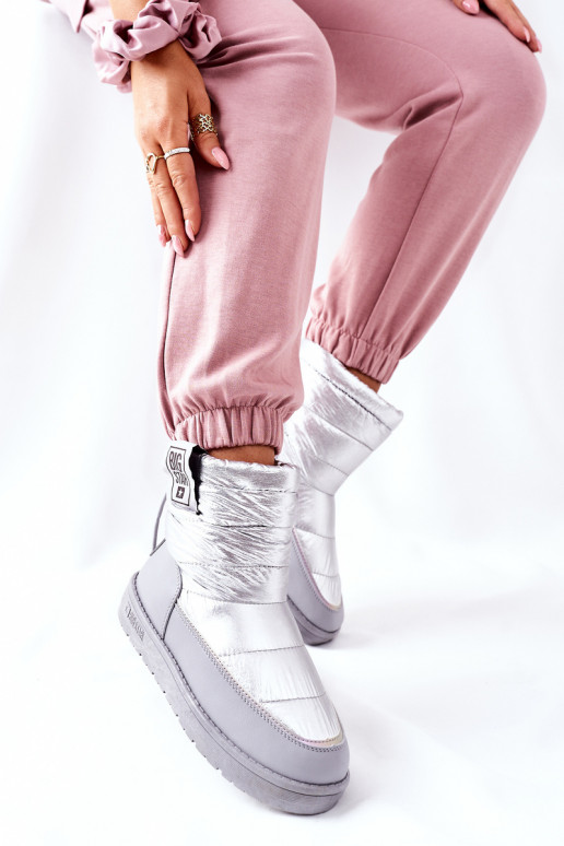 snowboots Big Star II274118 zilverkleur snowboots Big Star II274118 zilverkleur